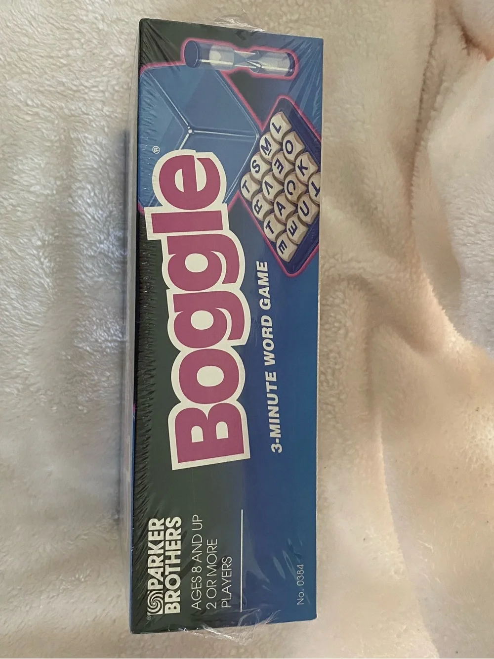 Boggle 3-Minute Word Game by Parker Brothers — Blue & Purple